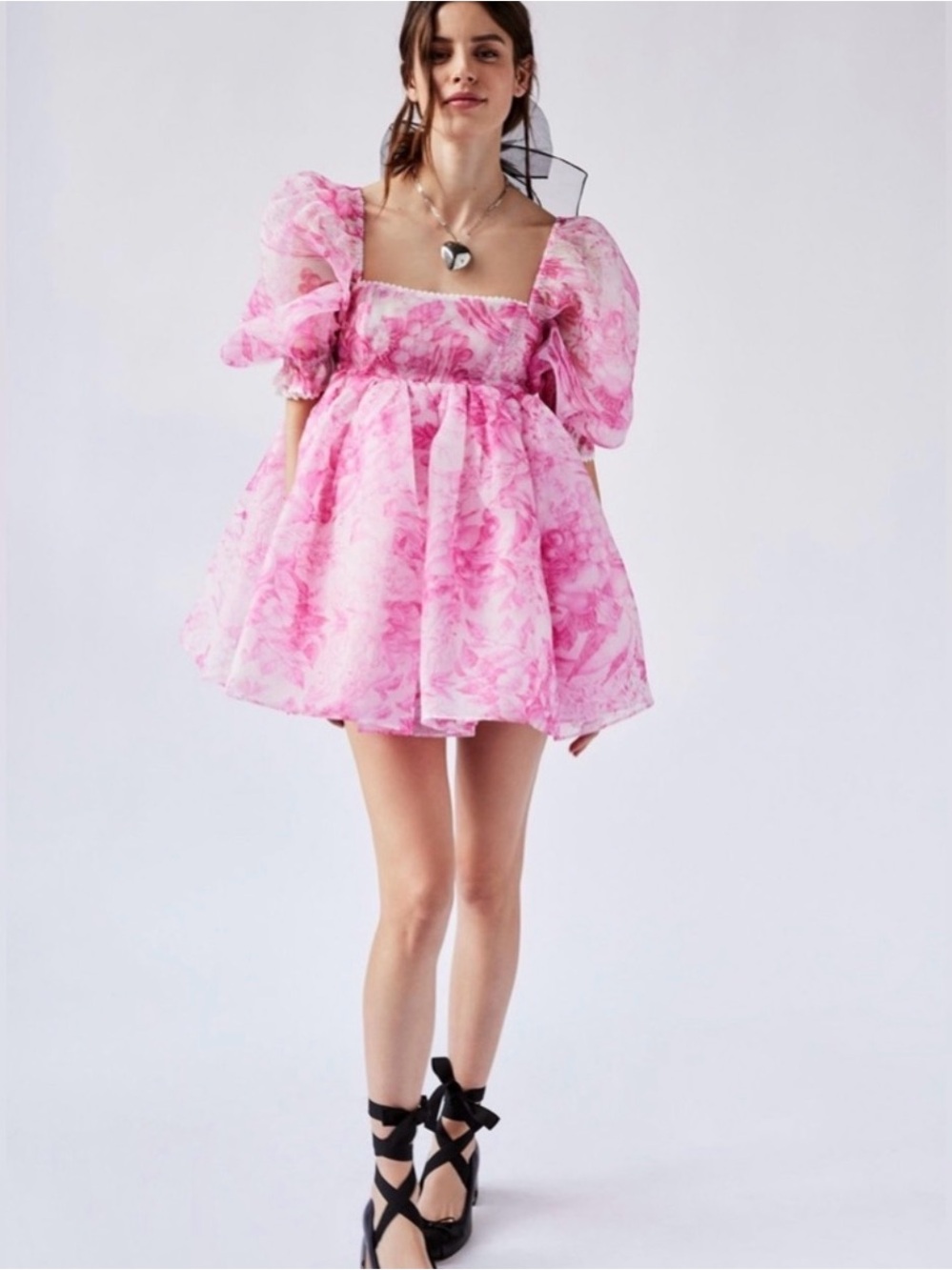 Selkie Pink Puff Babydoll Mini - Picture 2 of 4